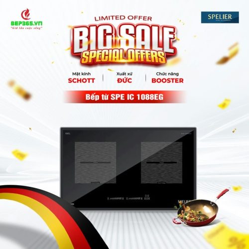 Bếp từ đôi Spelier SPE- IC1088 EG