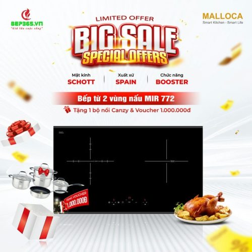Bếp điện từ Malloca MIR 772