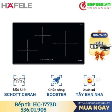 Bếp từ 3 vùng nấu Hafele HC-I773D 536.01.905