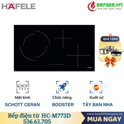 Bếp điện từ 3 vùng nấu Hafele HC-M773D 536.61.705