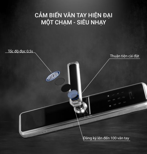 Khoá vân tay Chefs EH-A15SB 4 EH A15SB 2