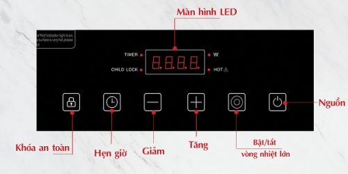 Bếp điện từ hỗn hợp Chefs EH-MIX321 4 bep dien tu chefs eh mix 321 5