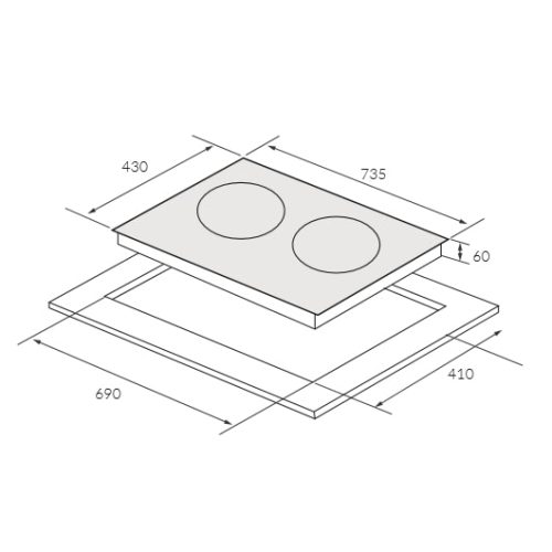 Bếp từ 2 vùng nấu Eurosun EU-T210Max 4 bep tu 2 vung nau eurosun eu t210max 1