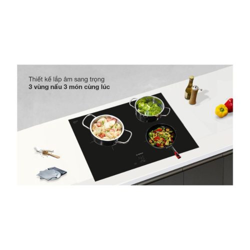 Bếp từ Bosch PUC61KAA5E 4 Bếp từ Bosch PUC61KAA5E lắp đặt âm sang trọng