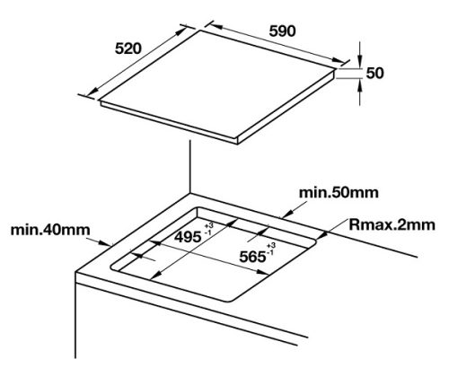 Bếp từ đa vùng nấu Hafele HC-IF60D 536.01.911 4 bep tu da vung nau hafele hc if60d 536.01.911 2
