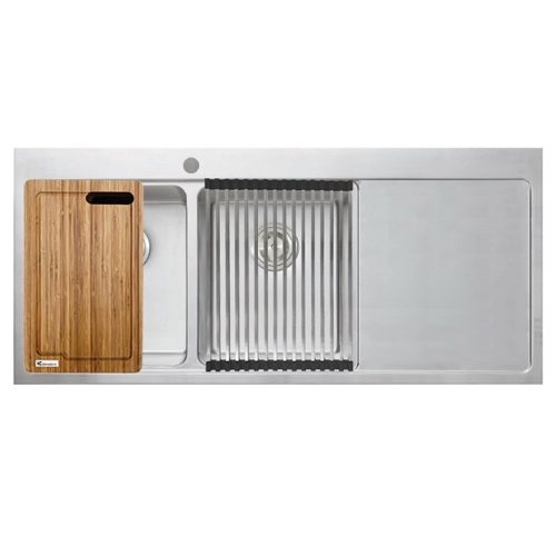 Chậu rửa bát Konox Workstation - Topmount KN11650TD - Bàn phải