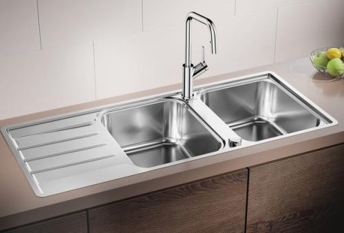 Chậu rửa chén Blanco LEMIS 8S-IF Chrome 237373 4 chau rua blanco lemis 8s if 1 1