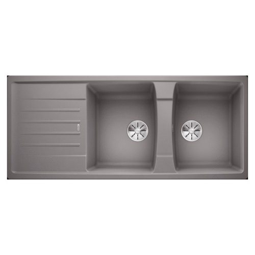 Chậu rửa chén Blanco LEXA 8S Alu Metallic 524982 3 chau rua blanco lexa 8 s alu metallic