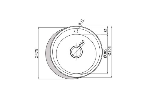 Chậu rửa chén bát Cata RS-1 INOX UNIT 4 chau rua chen bat cata rs 1 inox unit 2