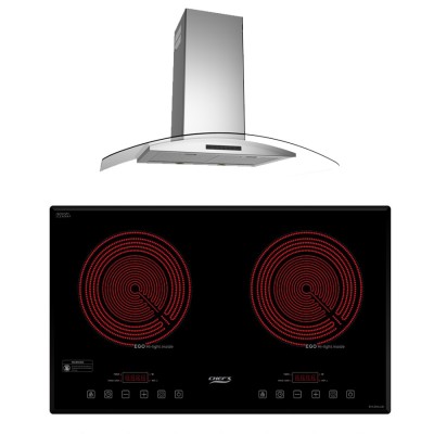 COMBO 27: bếp điện Chefs EH-DHL321 + hút EH-CASPIA70T