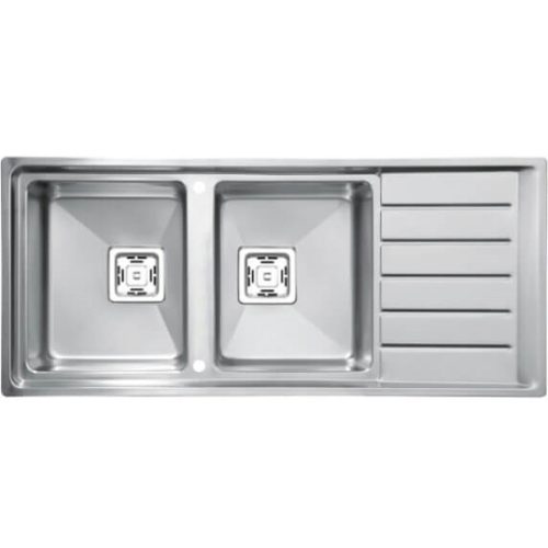 Chậu rửa bát đôi Dudoff SPOT MA5L (Rổ +khay cuộn)