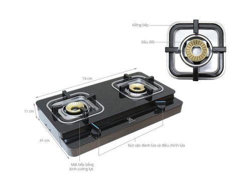 Bếp ga để bàn Electrolux ETG728GKR 4 electrolux etg728gkr 1 1