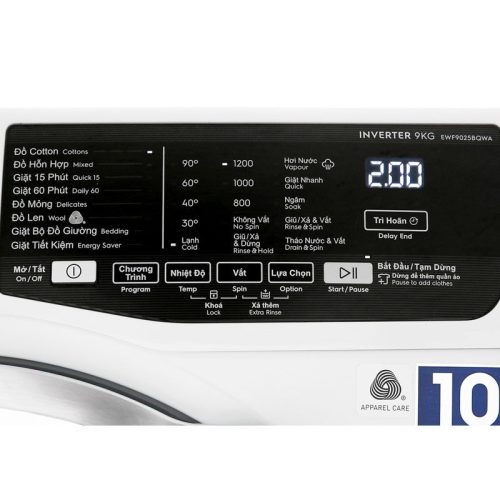 Máy giặt Electrolux EWF9025BQWA 4 electrolux ewf9025bqwa 1 1