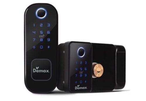Khóa cửa cổng sắt chống nước Demax SL602 WP APP Bluetooth