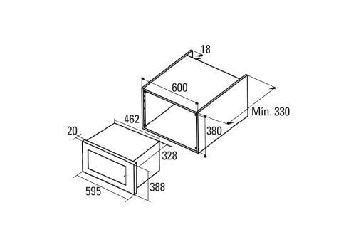 Lò vi sóng Cata MC 20 D ENC 4 lo vi song cata mc 20 d enc 2