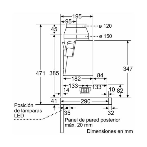 Máy Hút Mùi Bosch DFS097K51 4 thông số kỹ thuật của Máy Hút Mùi Bosch DFS097K51