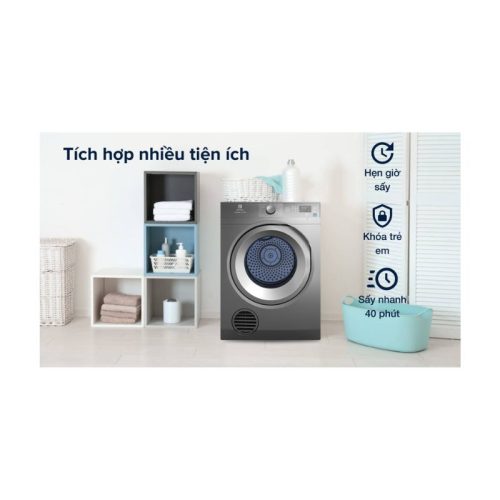 tiện ích của máy sấy thông hơi Electrolux EDS854N3SB