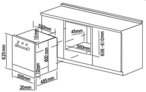 Máy rửa chén bát Sevilla SV-R08 4 sevilla sv r08 1 1