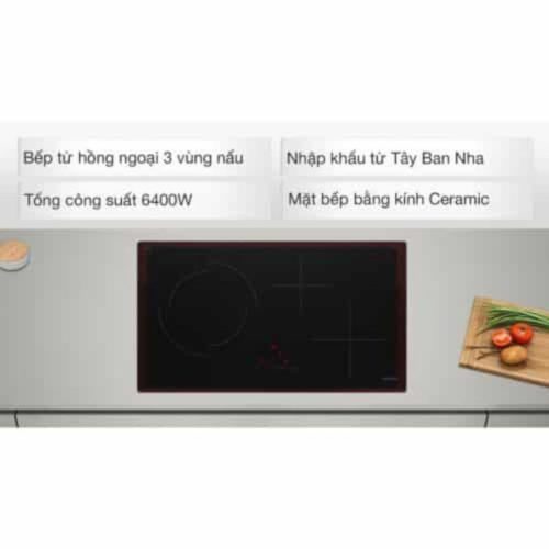 Bếp điện từ 3 vùng nấu Hafele HC-M773D 536.61.705 6 Tính năng bếp điện từ 3 vùng nấu Hafele HC-M773D 536.61.705