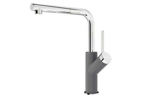 Vòi rửa bát Konox rút dây Artan Grey