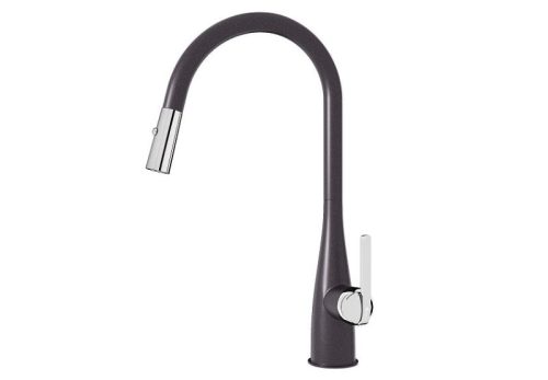 Vòi rửa bát Konox rút dây Curva Black