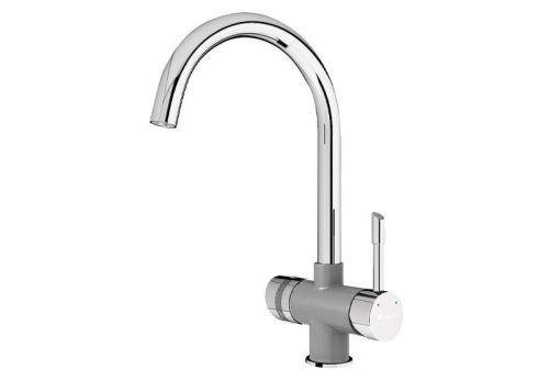 Vòi rửa bát ba đường nước Konox Trim-Water Grey