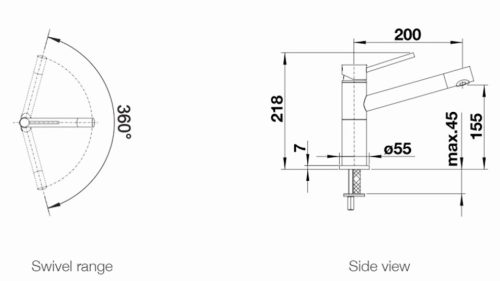 Vòi rửa bát Blanco ALTA Anth 3 voi rua blanco alta anth 1