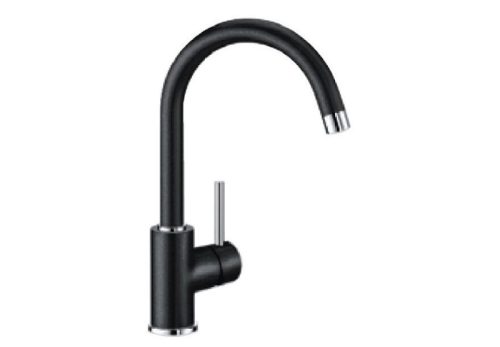 Vòi rửa chén bát Hafele Blancomida màu đen 569.07.300