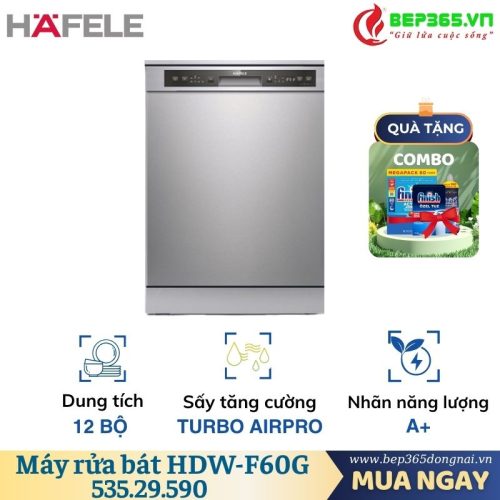 Máy rửa bát Hafele HDW-F60G 535.29.590 12 bộ