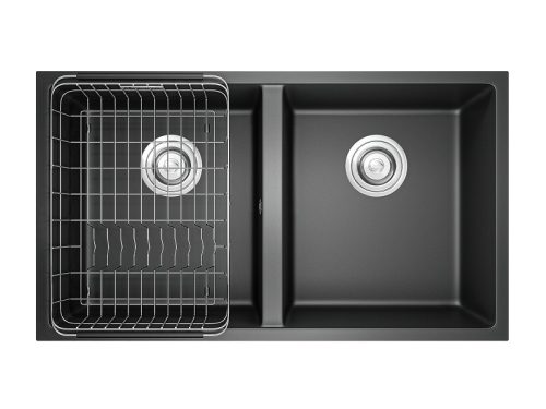 Chậu rửa bát Konox Granite Sink Veloci 760D – Black