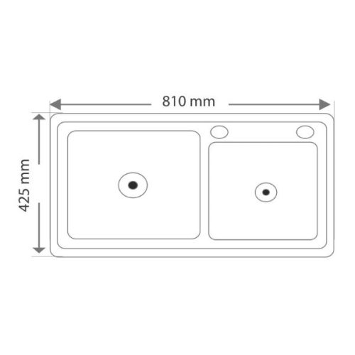 Kích thước của Chậu Rửa Lorca TA 294V