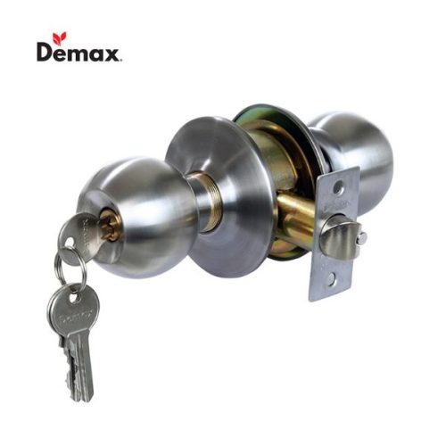 Khóa cửa phòng tay nắm tròn Demax LK301 SS