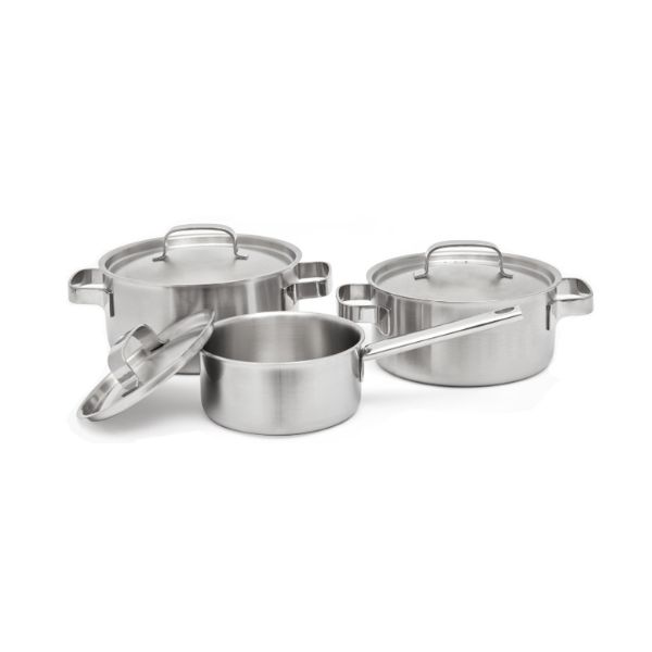 Bộ Nồi Inox 6 món Malloca SA-2030 Bộ Nồi Inox 6 món Malloca SA-2030