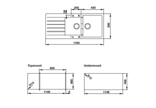 Chậu rửa đá Hafele HS19 - GED2S80 570.35.570 màu xám 3 hafele hs19 ged2s80 570 35 570 mau xam 1