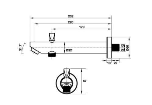 regal 232 mm hafele 589 25 897 1