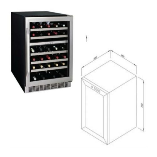 Tủ bảo quản rượu độc lập Malloca MWC - 45BS 3 Tủ Rượu Malloca MWC-45BS