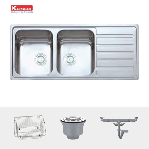 Chậu rửa bát Konox European Artusi KS11650 1D Bàn phải 3 Hình ảnh chậu rửa bát Konox European Artusi KS11650 1D bàn phải