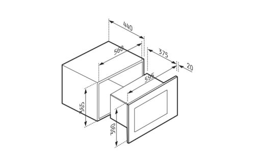 Lò vi sóng PYRAMIS – 30 BLACK 3 lo vi song pyramis 30 black 1