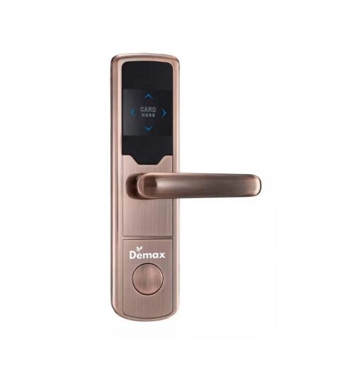 Khóa cửa điện tử Demax HSL606S - AC - Khóa khách sạn tích hợp đầu đọc thẻ