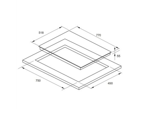 Bếp từ 3 vùng nấu Fagor 3IF-73A2S 5 bep tu 3 vung nau fagor 3if 73a2s 4