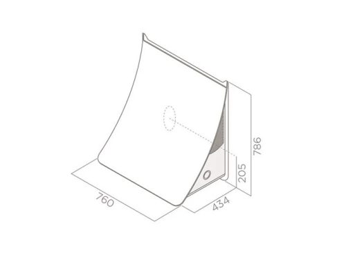 Máy hút mùi Elica NUAGE DRYWALL/F/75 5 may hut mui elica nuage drywall f 75 4