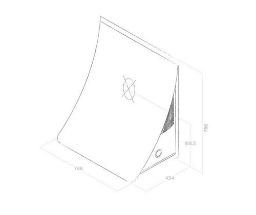 Máy hút mùi Elica NUAGE PAINTABLE/F/75 5 may hut mui elica nuage paintable f 75 4