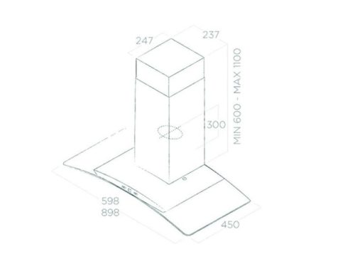 Máy hút mùi Elica REEF IX/A/60 4 may hut mui elica reef ix a 60 3