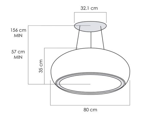 Máy hút mùi Elica SEASHELL BL/F/80 6 may hut mui elica seashell bl f 80 5