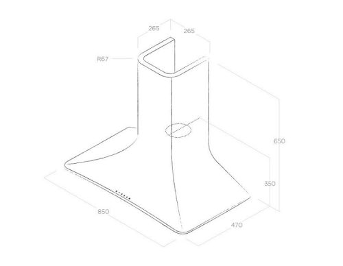 Máy hút mùi Elica SWEET PELTROX/F/85 6 may hut mui elica sweet peltrox f 85 2 5