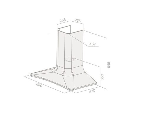 Máy hút mùi Elica SWEET PELTROX/F/85 5 may hut mui elica sweet peltrox f 85 4