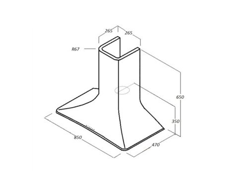 Máy hút mùi Elica SWEET UMBER F/85 5 may hut mui elica sweet umber f 85 4
