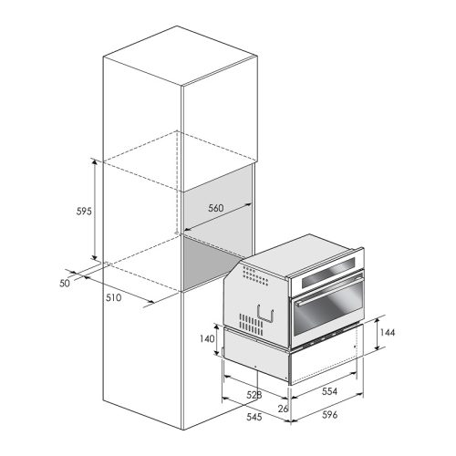 Kích thước Ngăn chứa chuyên dụng máy pha cà phê Dudoff Setto SS