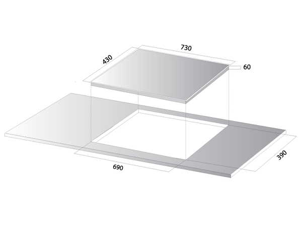 kocher-di-333-1 Kích thước Bếp từ Kocher DI-333