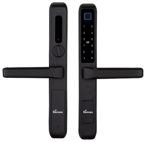 Khóa cửa điện tử chống nước Demax SL606 BL App Wifi